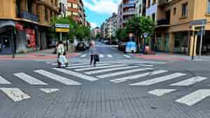 Zebrastreifen mal anders (Bilbao, S)