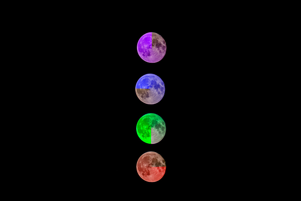 4 Ebenengruppen Color 3 getrennt Verlauf